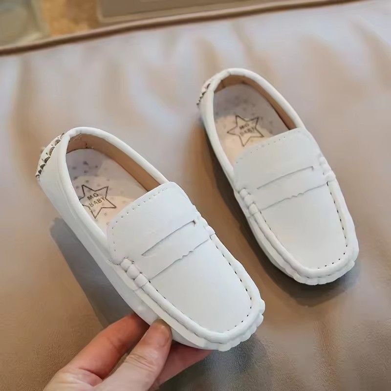 Kids Casual Shoes Boys Loafers Children Flats Slip-on Moccasins 2025 Spring New Simple Breathable Soft Fashion Shallow Party Hot