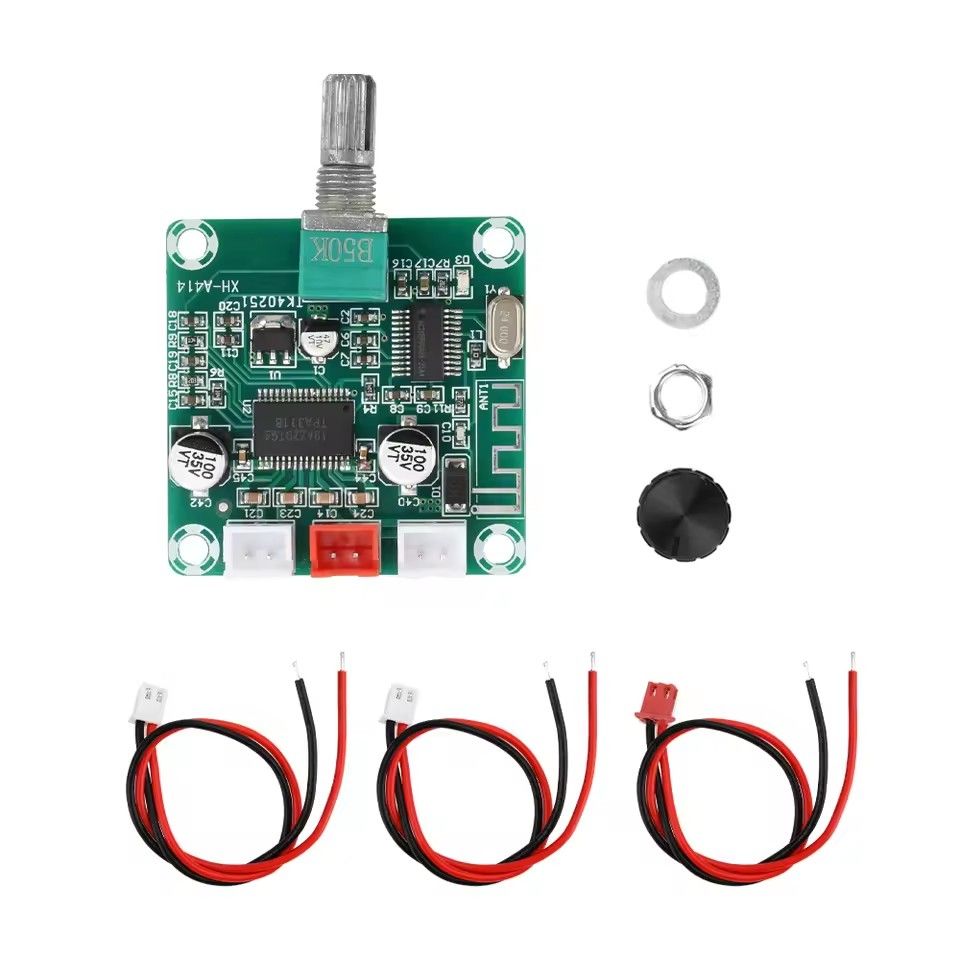 TPA3118D2 Bluetooth Digital Amplifier Board Module 2*50W 2 Channel Audio Amplifier Board Stereo Audio Amplifier XH-A414 DC12-24V