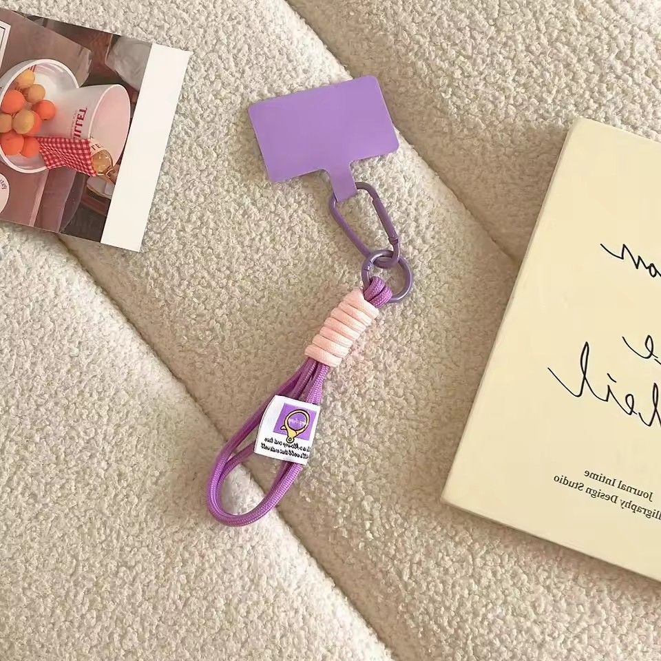 Color-matching Mobile Phone Lanyard Multi-functional Key Chain Mobile Phone Backpack Rope Hanging Ornaments
