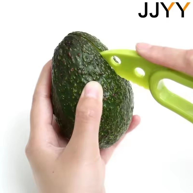 Multifunctional Avocado Cutter Corer Butter Fruit Slicer Peeler Pulp Separator Plastic Knife Kitchen Tools Gadgets Accessories