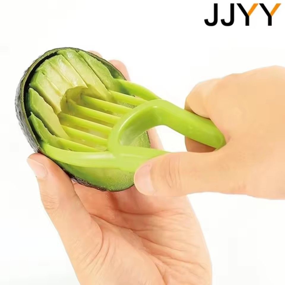 Multifunctional Avocado Cutter Corer Butter Fruit Slicer Peeler Pulp Separator Plastic Knife Kitchen Tools Gadgets Accessories