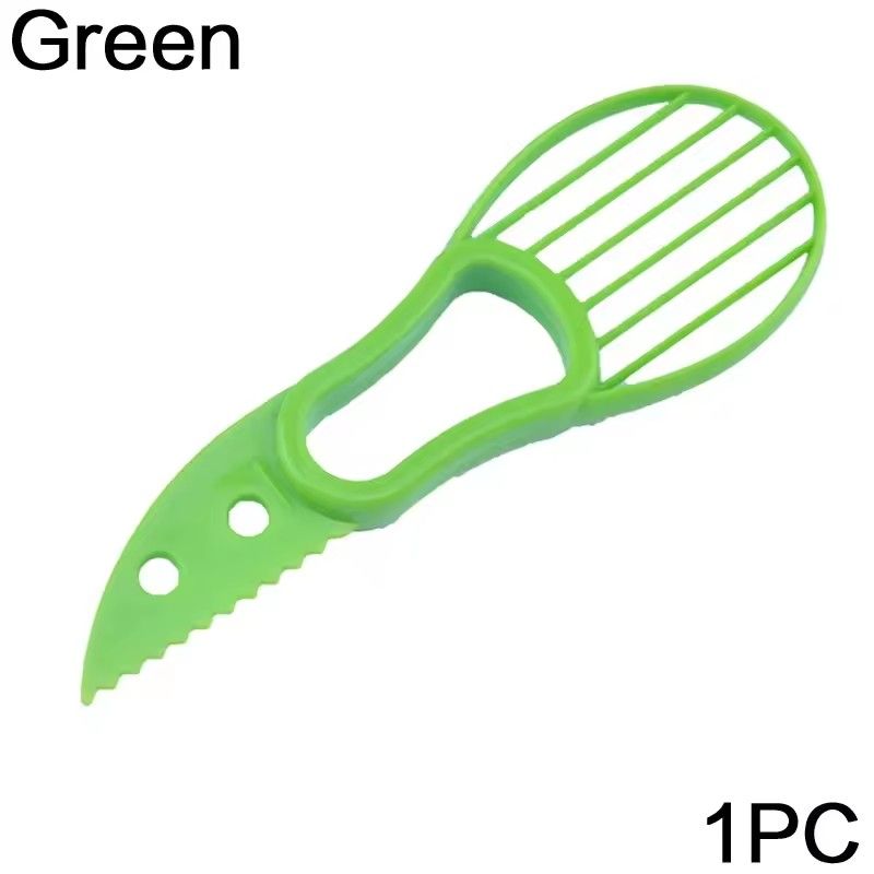 Multifunctional Avocado Cutter Corer Butter Fruit Slicer Peeler Pulp Separator Plastic Knife Kitchen Tools Gadgets Accessories