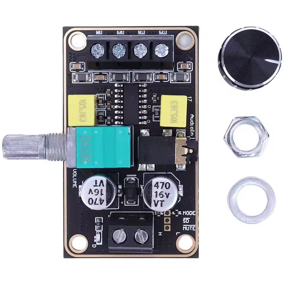 PAM8406 Stereo Digital Amplifier Board 5Wx2 Dual Channel Sound Amplifier Module DC5V Class D for Speaker Sound System DIY