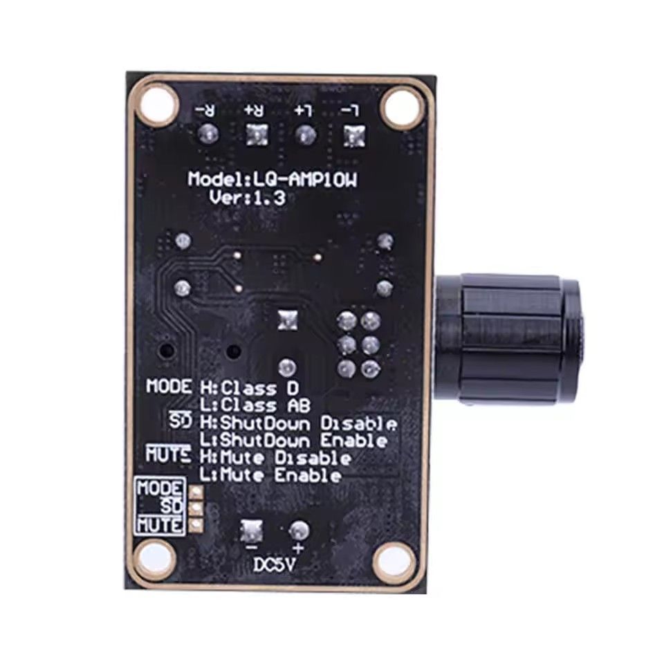 PAM8406 Stereo Digital Amplifier Board 5Wx2 Dual Channel Sound Amplifier Module DC5V Class D for Speaker Sound System DIY