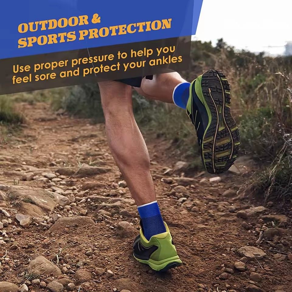 1Pair Elasticated Knee Blue Knee Pads Knee Support Brace Leg Arthritis Injury GYM Sleeve Elasticated Bandage Ankle Brace Support