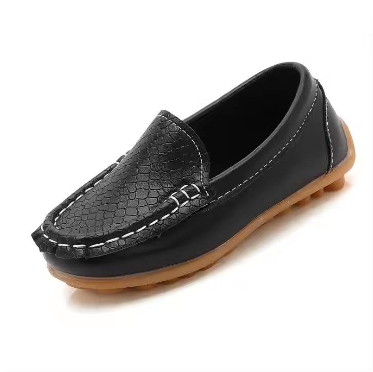 12 Colors All Sizes 21-36 Children Shoes PU Leather Casual Styles Boys Girls Shoes Soft Comfortable Loafers Slip On Kids Shoes