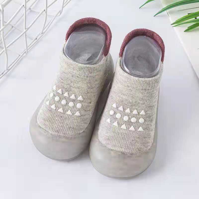 Summer New Combed Cotton Anti slip and Breathable Children's Soft Sole Shoes Baby Walking Shoes Mesh Faced Baby Floor Socks