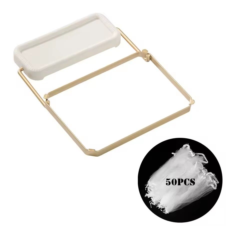 Sink Filter Rack Kitchen Foldable Sink Strainer Mesh Bag Stand Waste Garbage Net Shelf Anti-Clogging Disposable Garbage Mesh Bag