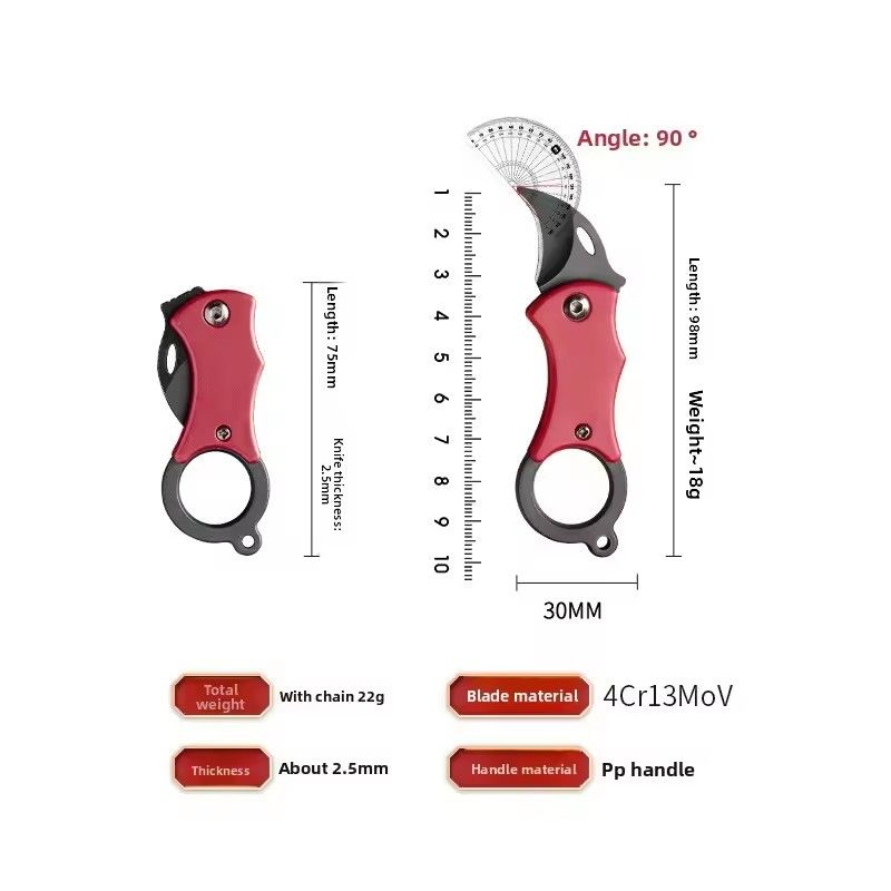 Mini Utility Folding Knife Slicing Meat Fruit Fish Knife Cleaver Meat Chop Vegetables Kitchen Knives Boning Butcher Chef Knife