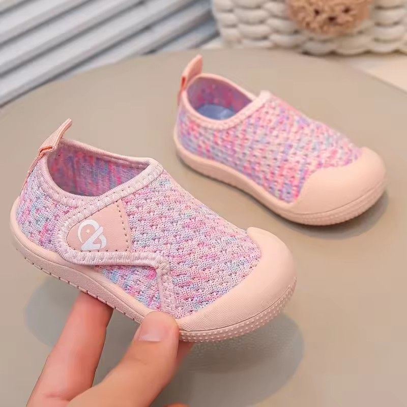 Children's Casual Shoes 2025 Summer New Girls' Baby Soft-soled Sandals Breathable Boys' Barefoot Beach Shoe Zapatos