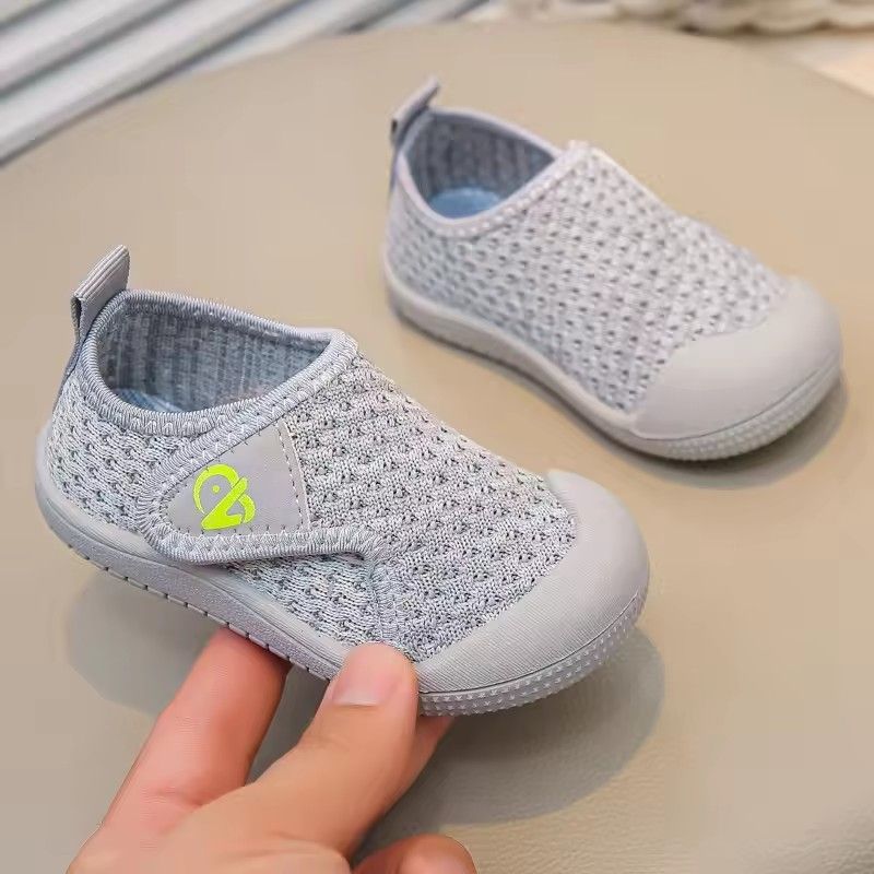 Children's Casual Shoes 2025 Summer New Girls' Baby Soft-soled Sandals Breathable Boys' Barefoot Beach Shoe Zapatos
