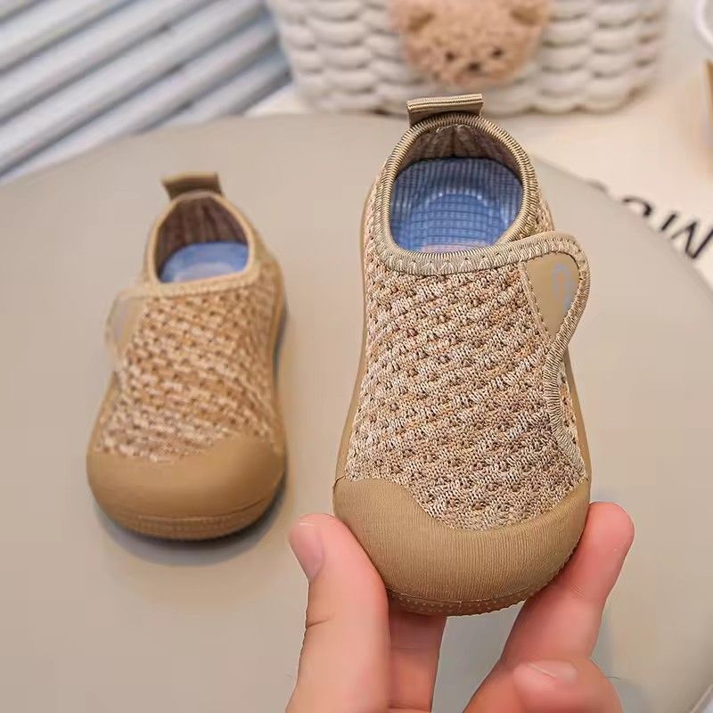 Children's Casual Shoes 2025 Summer New Girls' Baby Soft-soled Sandals Breathable Boys' Barefoot Beach Shoe Zapatos