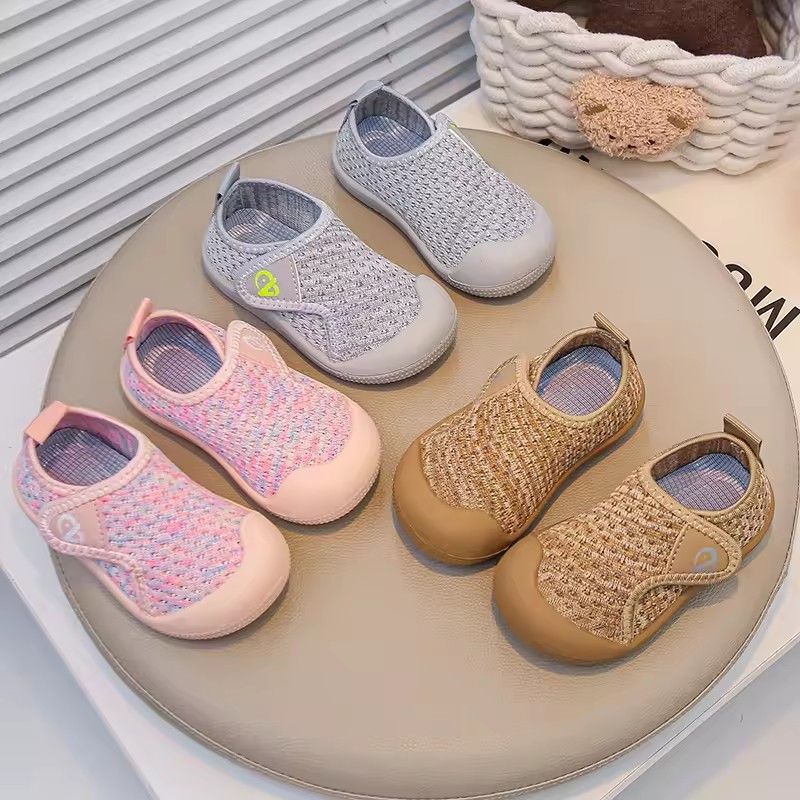Children's Casual Shoes 2025 Summer New Girls' Baby Soft-soled Sandals Breathable Boys' Barefoot Beach Shoe Zapatos