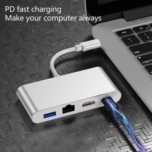 4-in-1 USB Type C Multiport Adapter Hub