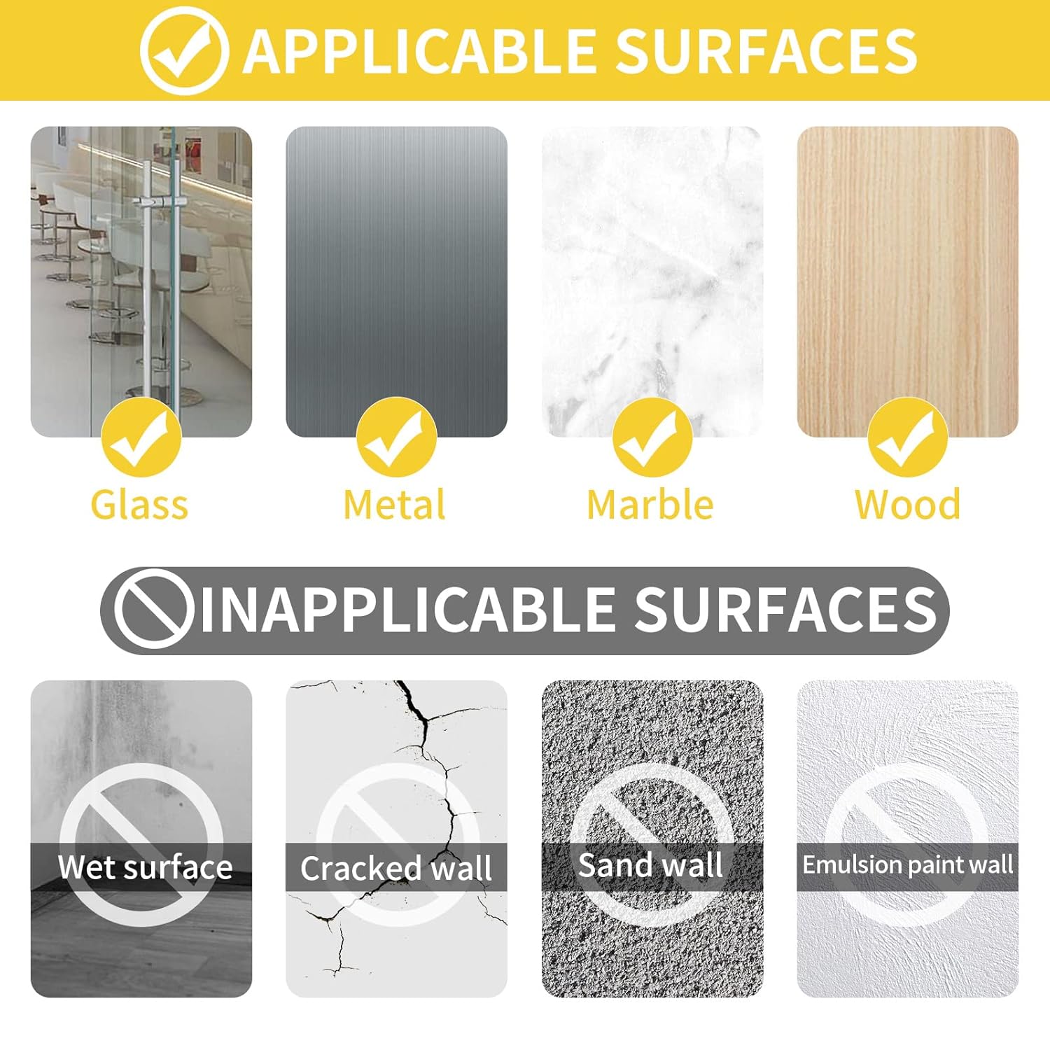 5cmx 20m Double Sided Tape Strong and Tough,  Universal High Tack Strong Wall Adhesive with Fiberglass Mesh, Super Sticky Resistente Clear Tape, Easy Use Mounting Tape，Multipurpose Removable Residue-F