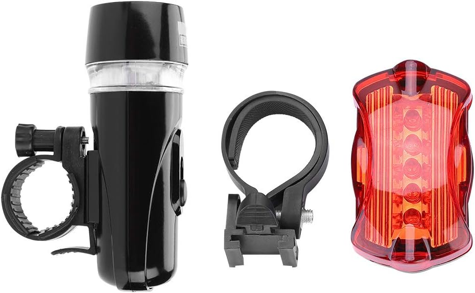 Non rechargeable Bike Light Set Bike Headlight and Taillight Quick Release Super Bright LED Lights for Road Bike Mountain Bicycle