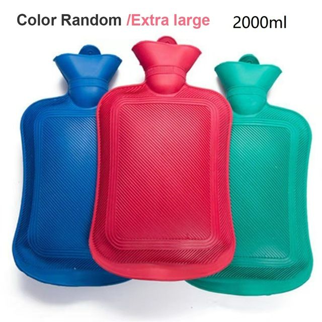 2L  Hot Water Bottle Bag Thick Rubber Warm Set hot Water Bag Hand Warmer Warm Water Bag