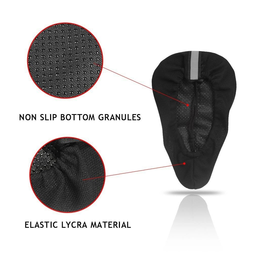 Mountain Bike Cycling 3D Pad Bicycle Soft Saddle Seat Cover Bike Cushion Bicycle Accessorie