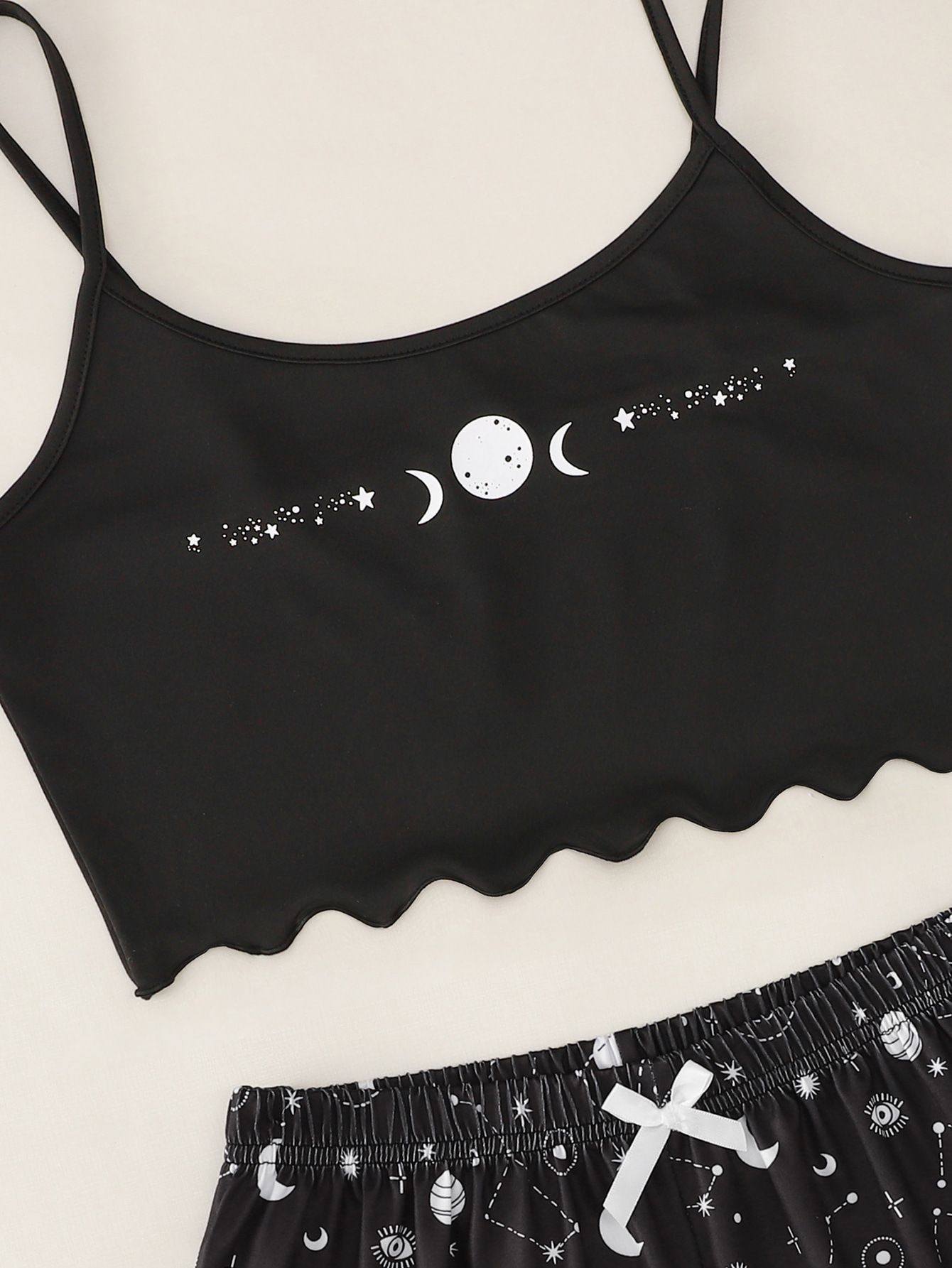 Women's 2 Piece Pajama Set Summer Camisole Top and Shorts Sets Cami Lounge Sets Sleepwear Nightwear Pjs Suits