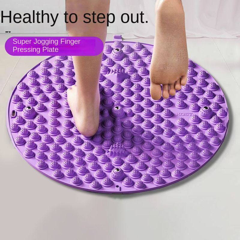 TPE Anti Slip Foot Massage Pad Home Yoga Training Board for Feet Relaxation ，Manual Massage Tool with Magnetic Therapy Acupressure Disc