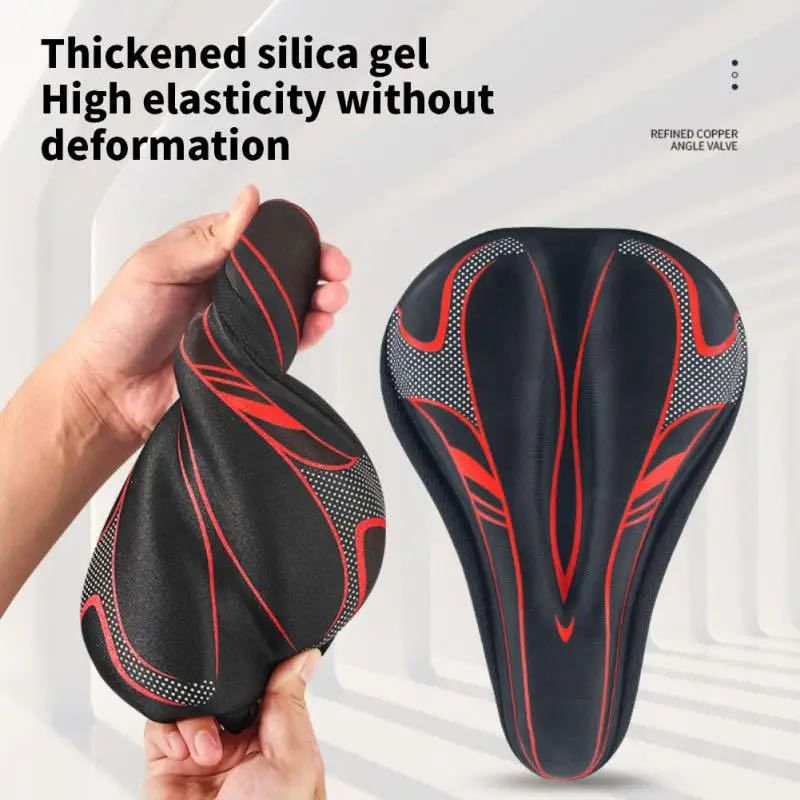 Mountain Bike Cycling  Pad silicone rubber Bike Seat Cover Bicycle Soft Saddle Seat Cover Bike Cushion Bicycle Accessorie