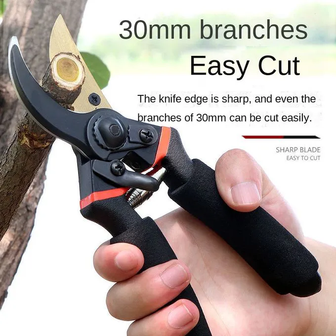 Gardening Pruners Hand Guard Rough Branch Scissors  Garden  Tool Fruit Tree Pro Pruning Shears Scissor Cutting Tools