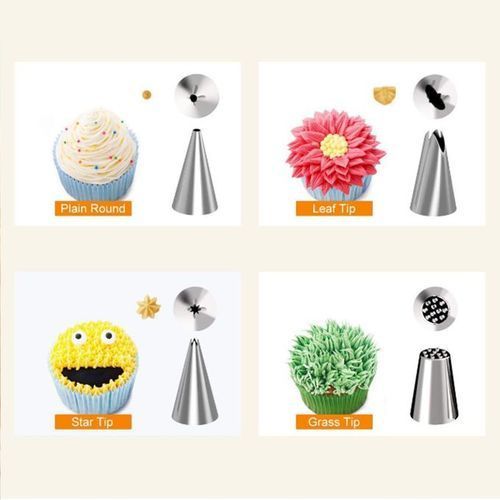 207 Piece Baking Tool Set Cake Decorating Kit,Cake Decor Cake Kit，Piping Bags and Tips Set,Cake Decorating Supplies,Frosting Piping Kit,Cake Baking Supplies for Beginners   Carving Pen Set