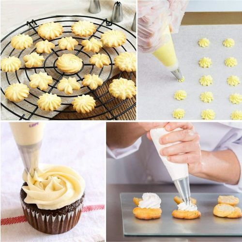 207 Piece Baking Tool Set Cake Decorating Kit,Cake Decor Cake Kit，Piping Bags and Tips Set,Cake Decorating Supplies,Frosting Piping Kit,Cake Baking Supplies for Beginners   Carving Pen Set