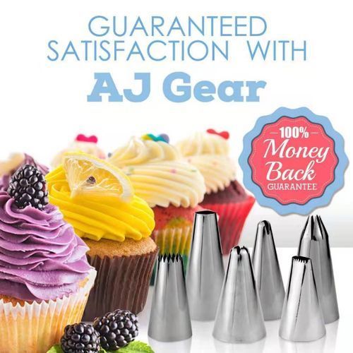 207 Piece Baking Tool Set Cake Decorating Kit,Cake Decor Cake Kit，Piping Bags and Tips Set,Cake Decorating Supplies,Frosting Piping Kit,Cake Baking Supplies for Beginners   Carving Pen Set