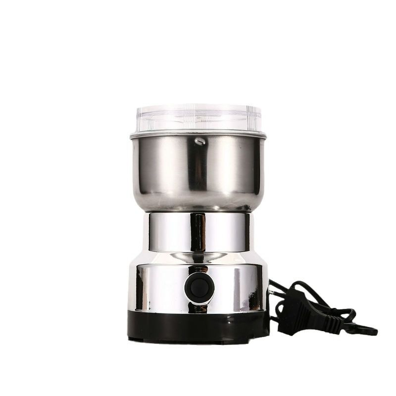 Spice Grinder, 150W Powerful Electric Coffee Bean Grinder with 4 Blades, Mini Home Grinder Smash Machine Spice Grinder Multi Function for Grain Nuts Seasoning Coffee Beans Spices