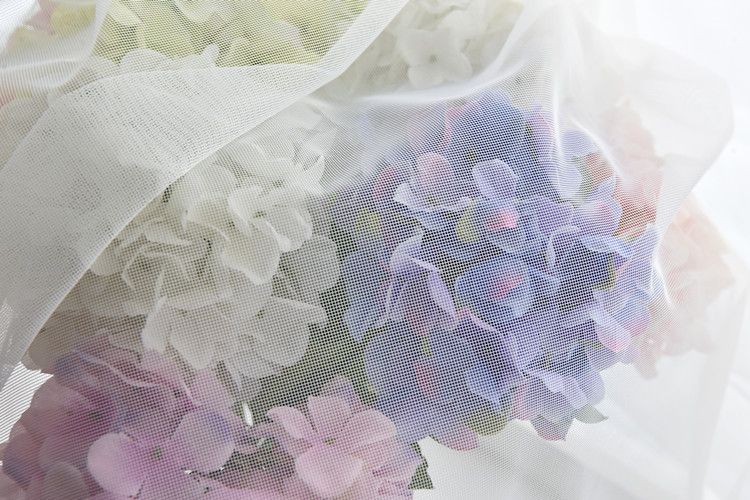 2pcs white Sheer Curtains - Ring Top Window Curtains Basket Semi Shading Living Room Bedroom Decoration Curtain
