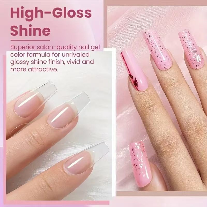 4pcs  Poly Extension Gel  Nail Kits  Nail Art  Gel Nail Art Kits  Nail Repair Extend Fiber Gel  for  UV Light Cured