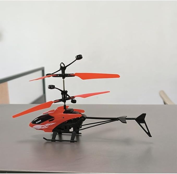 Infrared Induction Indoor Flying Helicopter Toys, Remote-Controlled Helicopter Children's Toys with LED Lights, Birthday Gifts for Boys and Girls