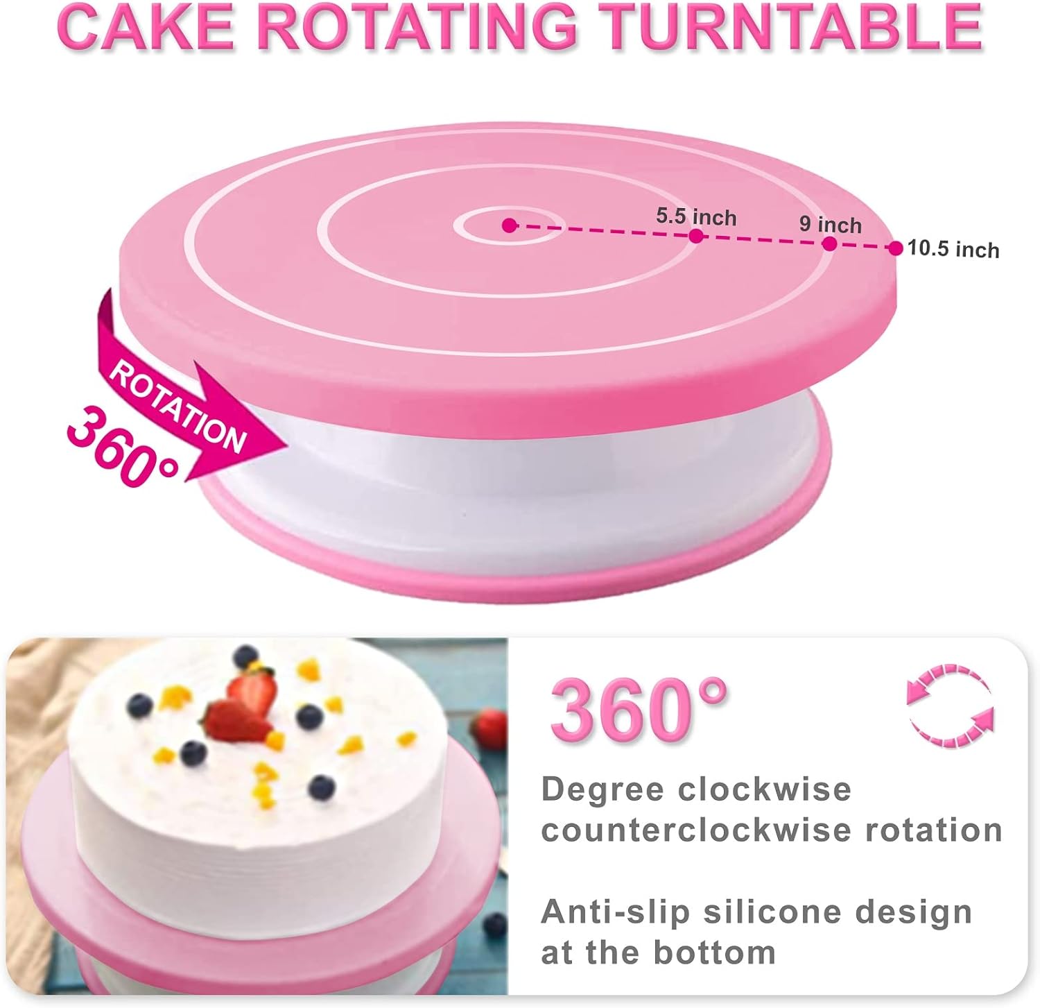 255PCS  Baking Tools Cake Decorating Kit,Cake Decor Cake Kit，Piping Bags and Tips Set,Cake Decorating Supplies,Frosting Piping Kit,Cake Baking Supplies for Beginners