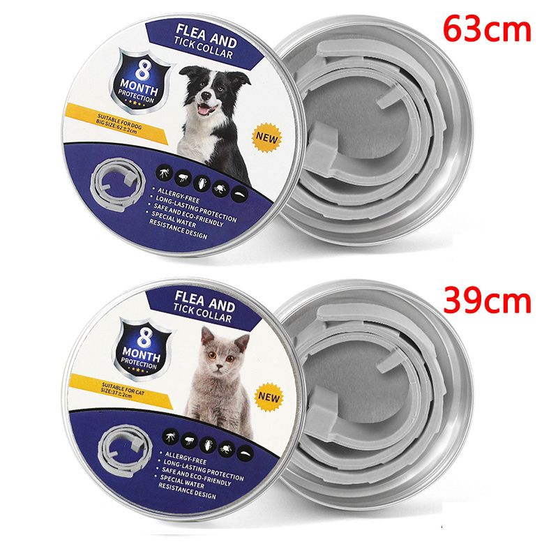 Flea Collars for Dog& Cats Pet , Flea & Tick Collar for Dogs& Cats Pet , Tick Collar for Large Dogs& Cats Pet , Upgraded Sturdy & Adjustable 8 Months Prevention