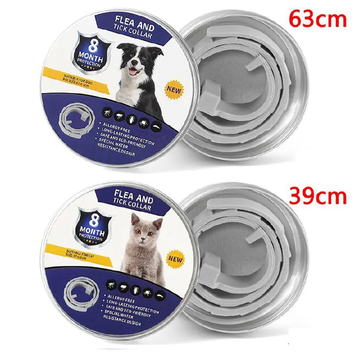 Flea Collars for Dog& Cats Pet , Flea & Tick Collar for Dogs& Cats Pet , Tick Collar for Large Dogs& Cats Pet , Upgraded Sturdy & Adjustable 8 Months Prevention