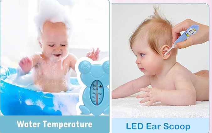 20pcs Baby Healthcare and Grooming Kit, Electric Safety Nail Trimmer Baby Nursery Kit, Newborn Care Kits with Hair Brush Comb for Newborn Infant Toddlers Baby Boys Girls Kids, Baby Shower Gifts