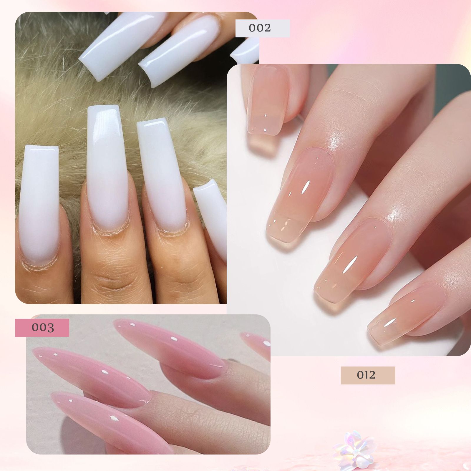 15pcs  Poly Extension Gel Manicure Kit  with light LED Mini  Nail Lamp  Nail Art Kits Poly Gel Nail Art Kits Christmas Gifts for Women Teens Girls