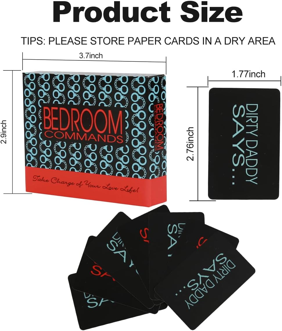 Bedroom Commands Card, Freak or Drink Sex card Game ， Couples  Sexy Card Game for Couples Card Games for Adults, Sex Position Sex Games