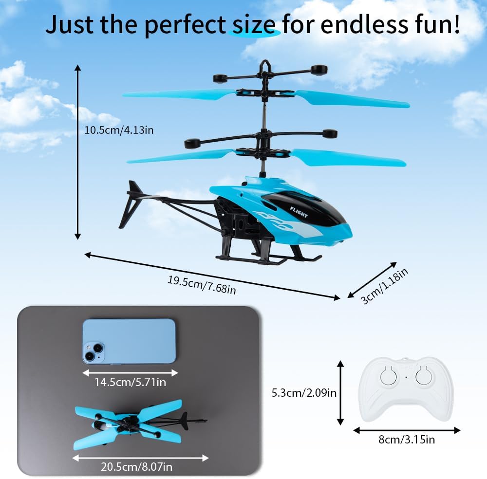 Remote Control Helicopter, Gesture Sensing Indoor Flying Helicopter Toys,RC Helicopter Airplane for Teenages with Flight, RC Helicopter for Kids ,Birthday Gifts for Boys and Girls