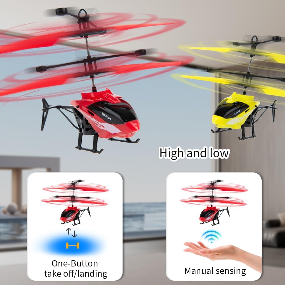 Remote Control Helicopter, Gesture Sensing Indoor Flying Helicopter Toys,RC Helicopter Airplane for Teenages with Flight, RC Helicopter for Kids ,Birthday Gifts for Boys and Girls