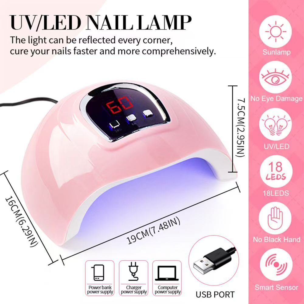 Gel Nail Polish Kit with 48w UV Light LED Nail Lamp and Drill Starter Kit ，4 Colors Poly Extension Gel Nail Kit  and 12 Colors Nail Polish Kit ，Manicure Tools Nail Art Nails DIY  Gifts for Women