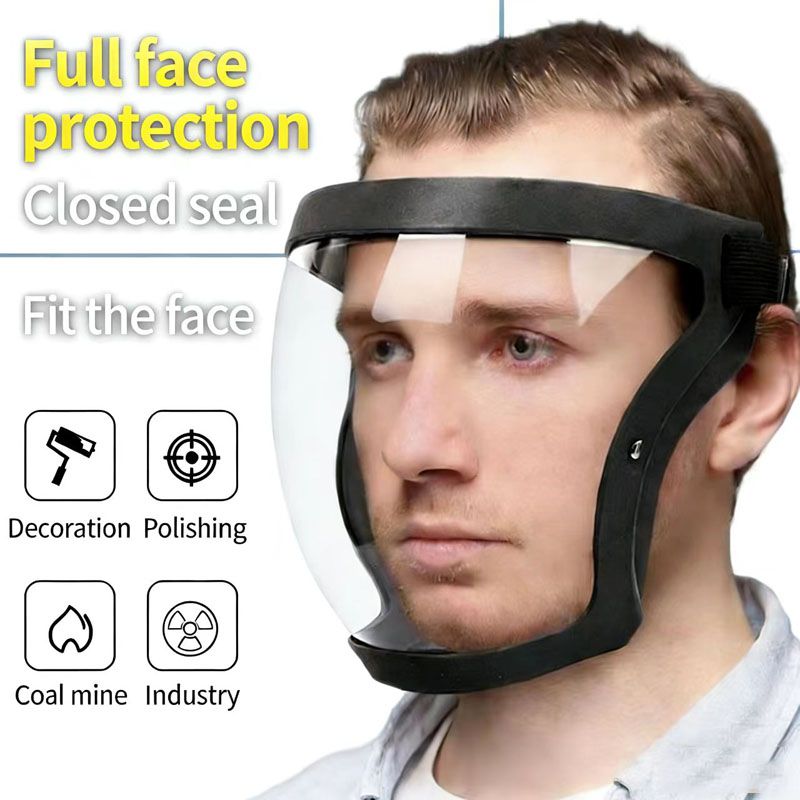 1pcs Anti-fog Mask  Adjustable Breathable  Protective Face Shield,,Adult Clear Face Shield, Face Mask Suitable For Farming/welding/dust Prevention