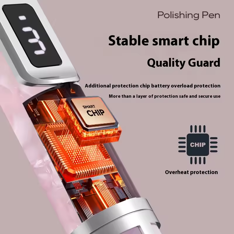 18-in-1 Polisher, USB Rechargeable Electric Nail Drill File & Polisher Tool with Digital Display, Manicure & Pedicure Kit for Gr