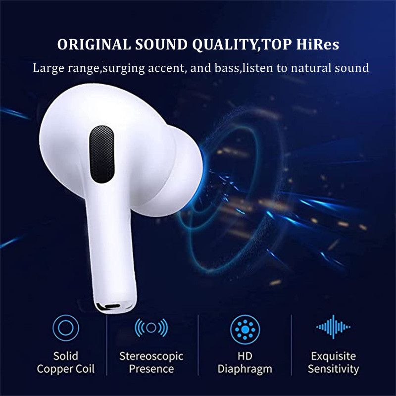 Air Pro3 TWS Pro 3 Wireless Bluetooth Earphone earpods Earphone  Bluetooth V5.0 Touch Control for all Smart phone