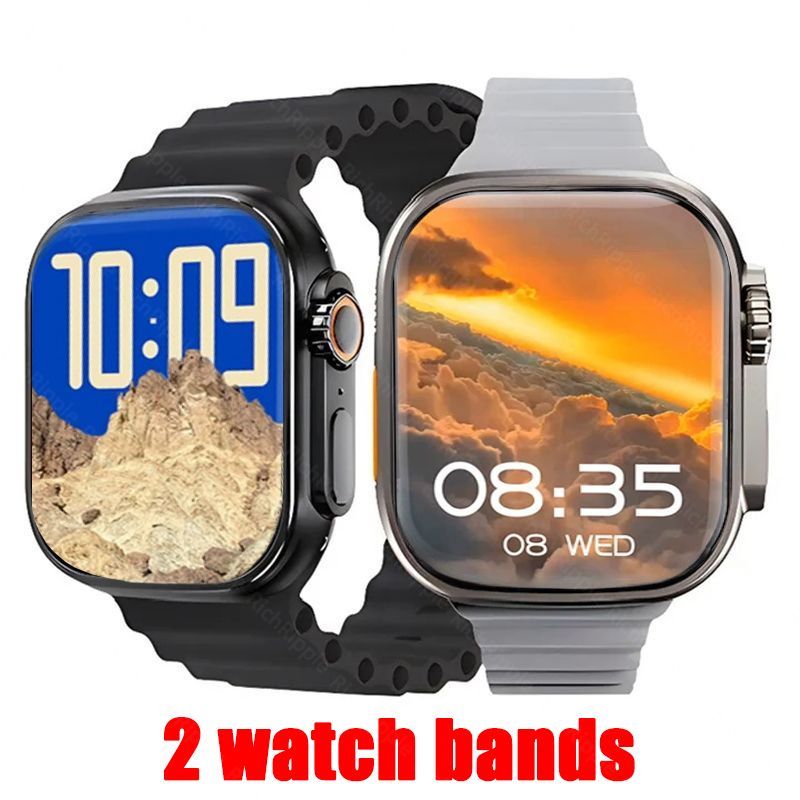 Smart Watch T900 Ultra Bluetooth Calls Wireless Charger Mens Watch Women Sport Fitness Smartwatch for Apple Xiaomi Android Phone