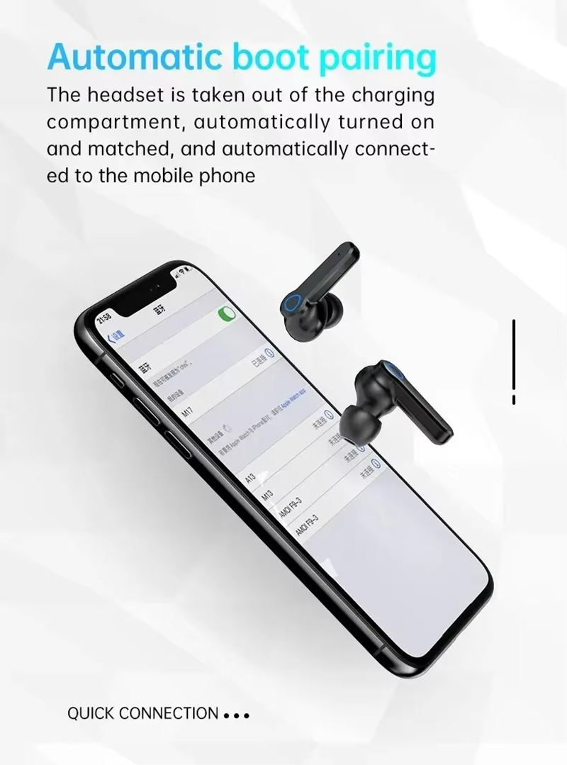 Upgraded M19 Earbuds TWS Earphone Intelligente Touch Control Wireless Bluetooth-compatible Headphones Waterproof LED Display With Mic