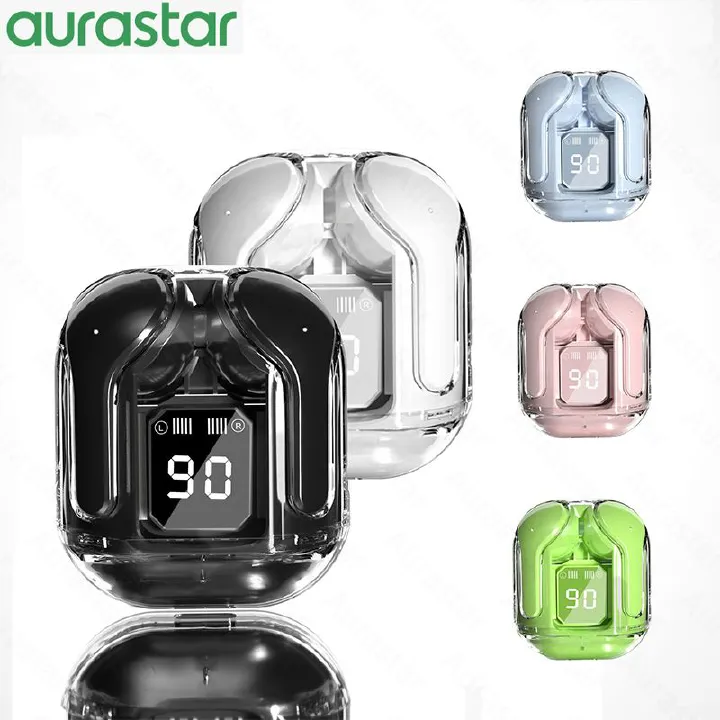 Air31 Wireless Bluetooth Earphone 5.3 Headset BT call TWS Headphones ENC Headphones LED Power Digital Display Stereo Sound Earphones for Sports