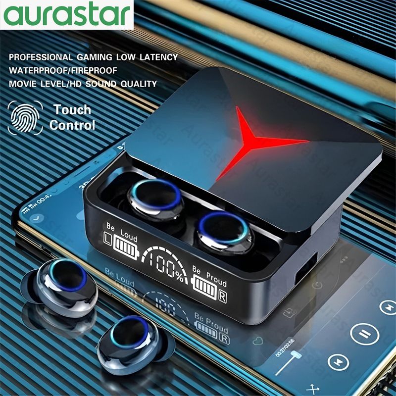 Original TWS M90 Pro Wireless Bluetooth Earphone Gaming Headset Earbud Ear Audio Stereo HIFI Sports Headphones With Microphone