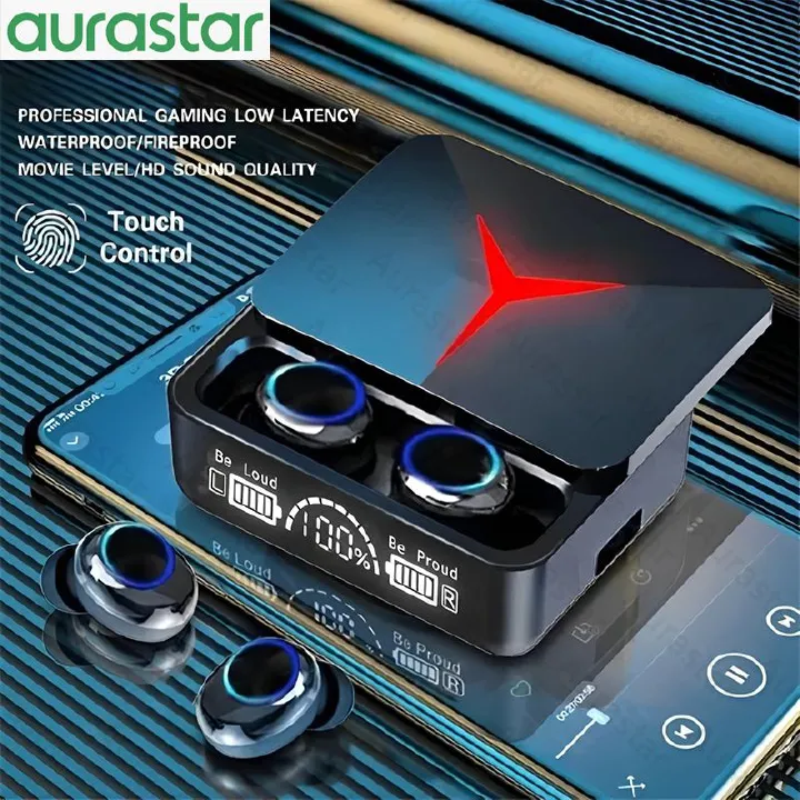 Original TWS M90 Pro Wireless Bluetooth Earphone Gaming Headset Earbud Ear Audio Stereo HIFI Sports Headphones With Microphone